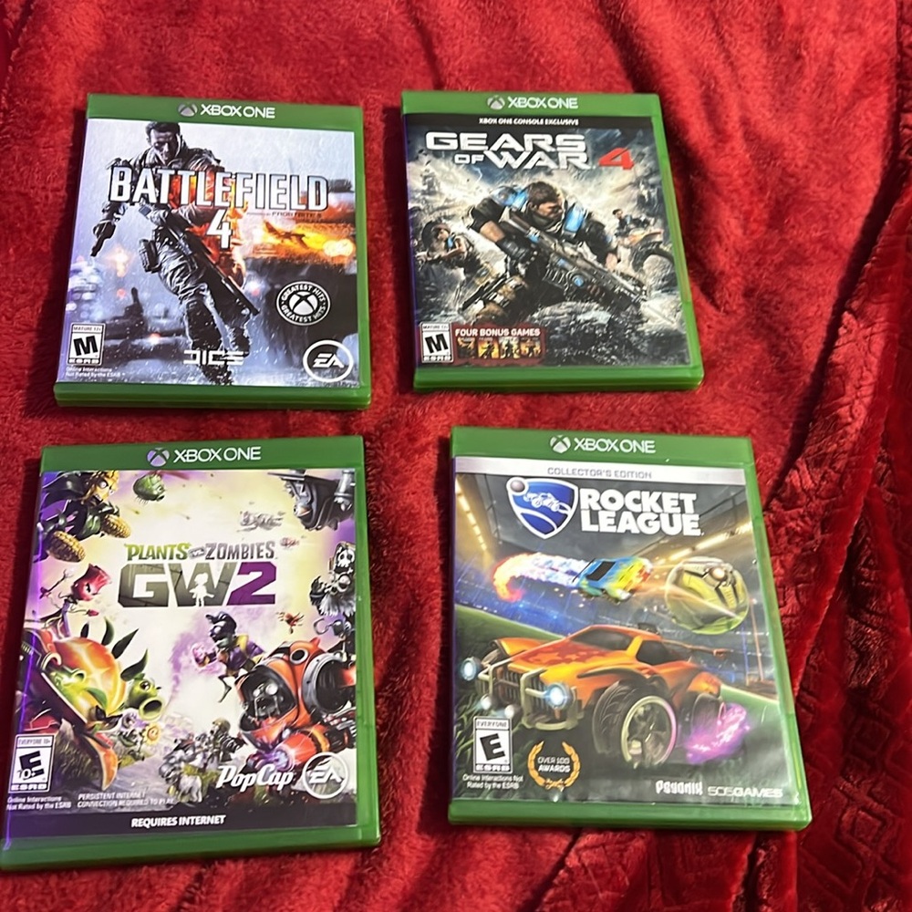 4 Lot of xbox one games